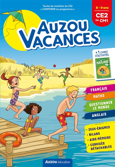 auzou vacances : 8-9 ans, ce2 au cm1