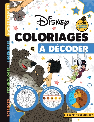 Disney : coloriages à décoder
