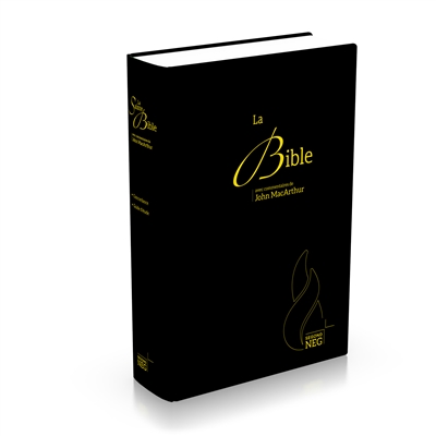 La sainte Bible : nouvelle édition de Genève : couverture rigide, skyvertex noir