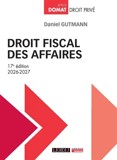 Droit fiscal des affaires : 2026-2027 Droit fiscal des affaires : 2026-2027