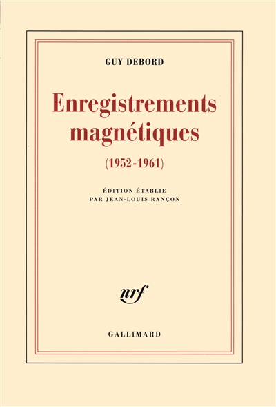 Enregistrements magnétiques : 1952-1961