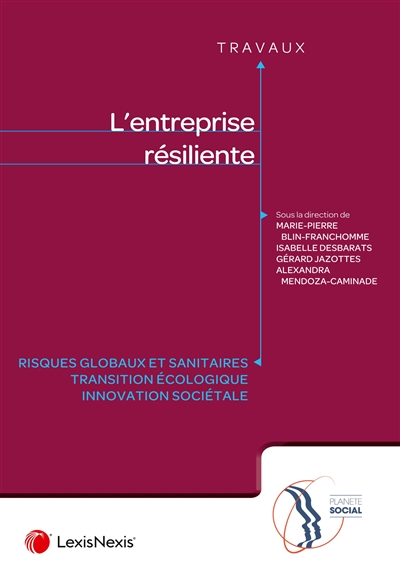 L'entreprise résiliente : risques globaux et sanitaires, transition écologique, innovation sociétale