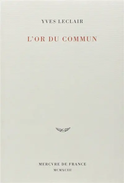 L'Or du commun