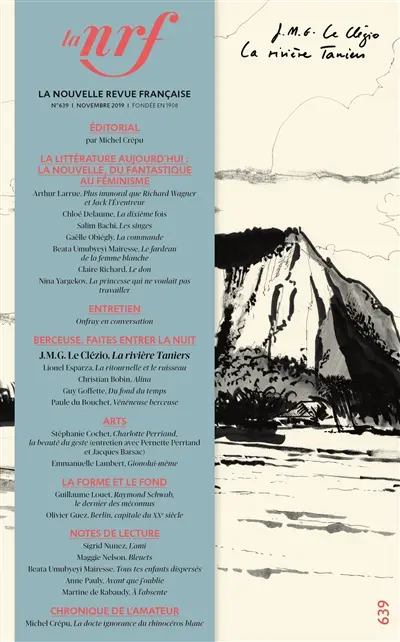 Nouvelle revue française, n° 639