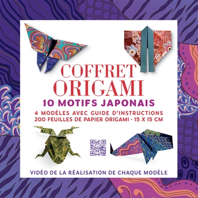 Coffret origami : 10 motifs japonais