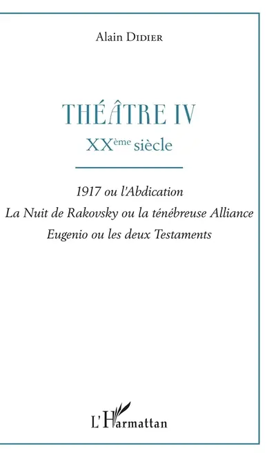 Théatre. Vol. 4. XXe siècle