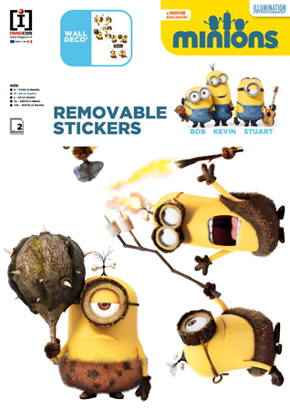 Minions : préhistoire : stickers