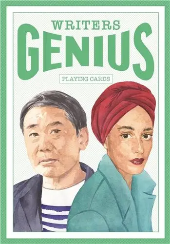 Writers Genius Playing Cards