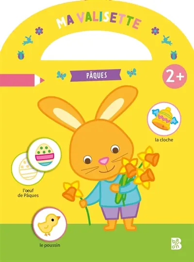 Pâques : je colle et je colorie : 2 +