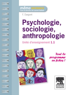 Psychologie, sociologie, anthropologie : unité d'enseignement 1.1