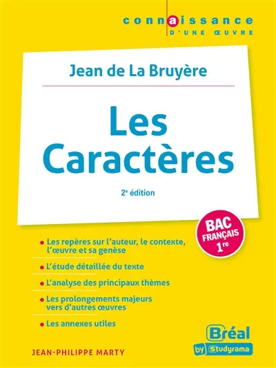 Les caractères, Jean de La Bruyère : bac français 1re