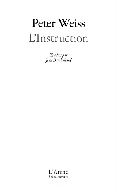 L'instruction : oratorio en onze chants. Ma localité. Laocoon ou Les limites de la langue