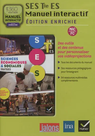 Sciences économiques et sociales SES terminale ES : des outils et des contenus pour personnaliser vos vidéoprojections : Mac-PC