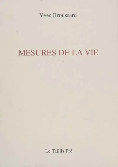 Mesures de la vie