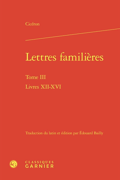 Lettres familières. Vol. 3....