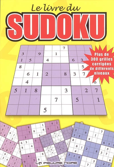 Le livre du sudoku : le livre de la fédération