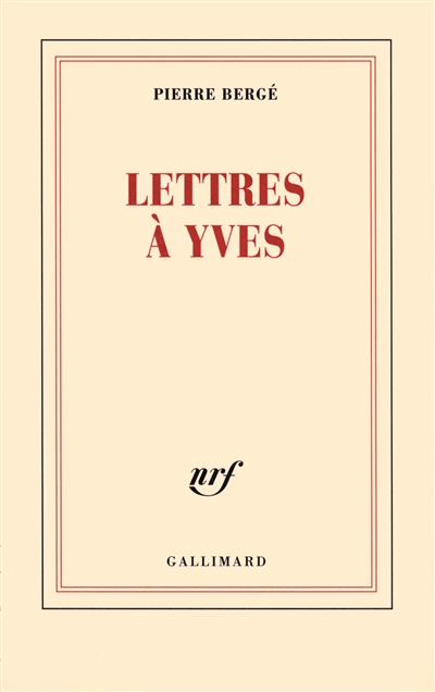 Lettres à Yves