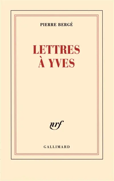 Lettres à Yves