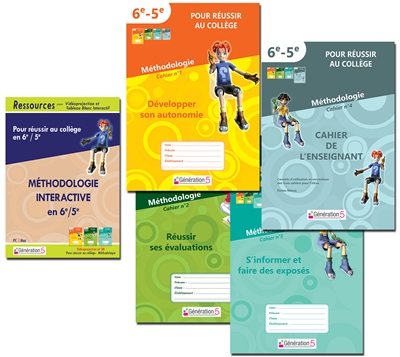 Collection des 4 cahiers +...