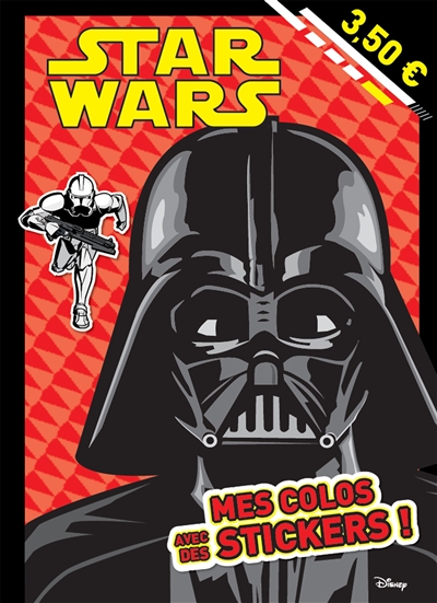 Star Wars : mes colos avec des stickers ! : Dark Vador