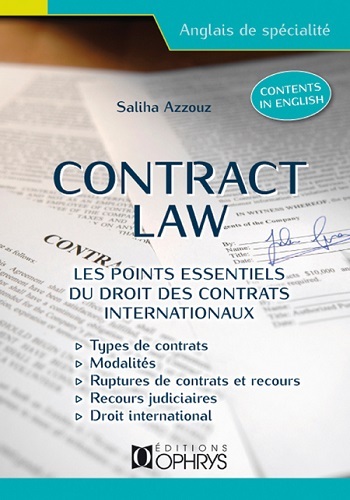 Contract law : les points essentiels du droit des contrats internationaux