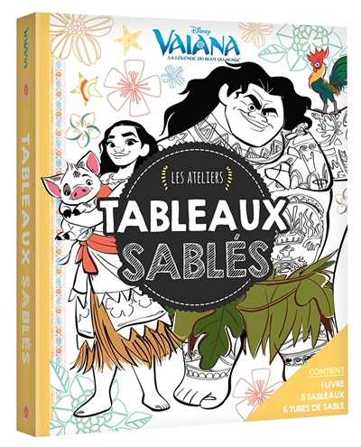 Vaiana : tableaux sablés