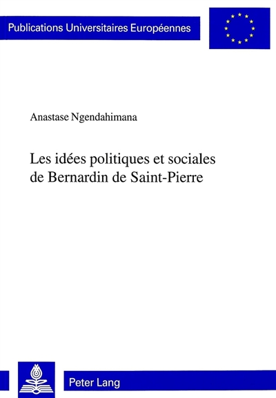 Les idées politiques et sociales de Bernardin de Saint-Pierre
