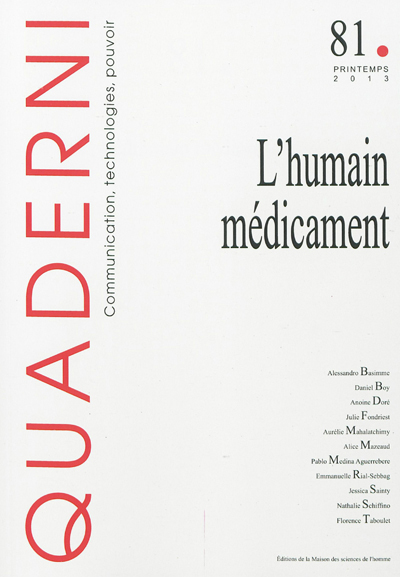 Quaderni, n° 81. L'humain médicament