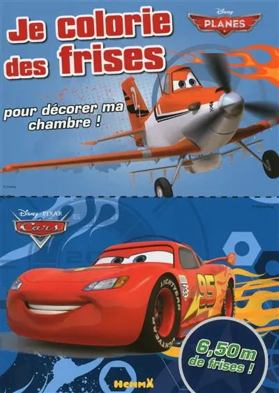 Planes, Cars : je colorie des frises pour décorer ma chambre !