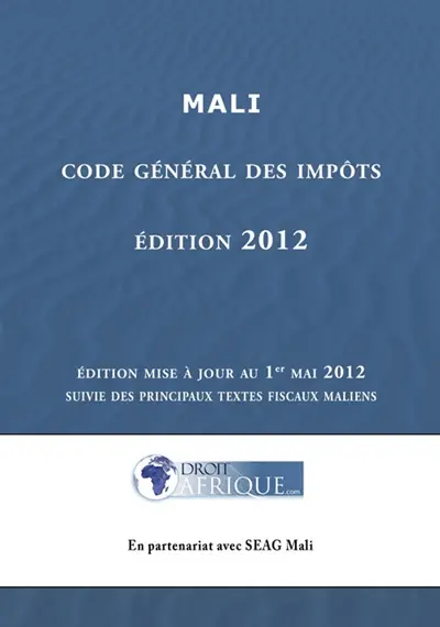 Mali, Code des impots 2012