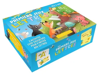 Mes premiers jeux de lettres : 5 activités ludo-éducatives pour s'initier aux lettres : dès 3 ans