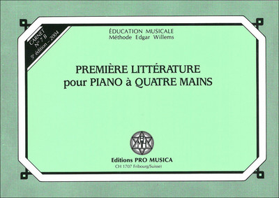 Première littérature pour piano à quatre mains