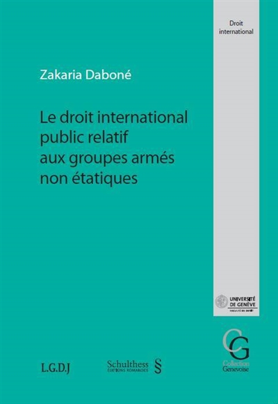 Le droit international public relatif aux groupes armés non étatiques
