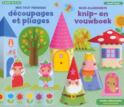 Mes tout premiers découpages et pliages : feuilles détachables. Mijn allereerste knip-en vouwboek : uitscheurbaar