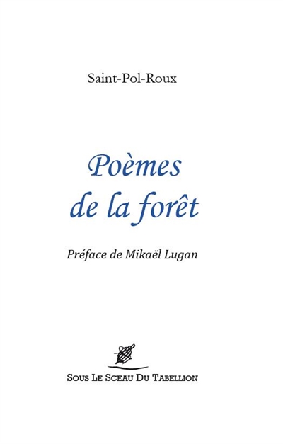 Poèmes de la forêt