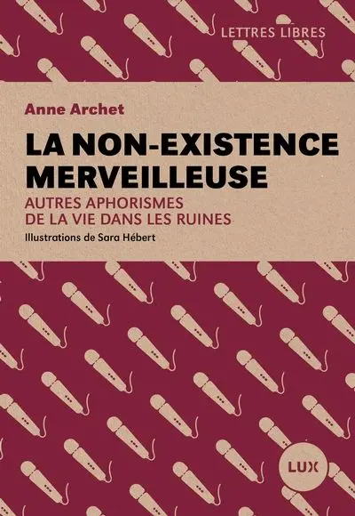 La non-existence merveilleuse : Autres aphorismes de la vie dans les ruines