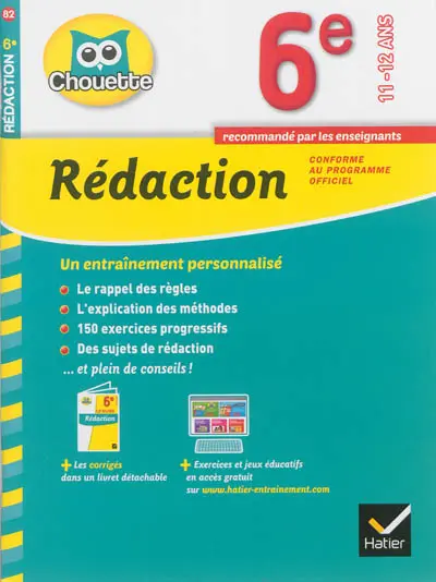 Rédaction 6e, 11-12 ans