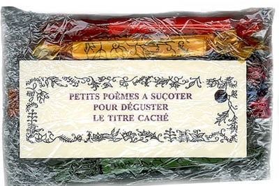 Les bonbons-mots : petits poèmes à suçoter pour déguster le titre caché
