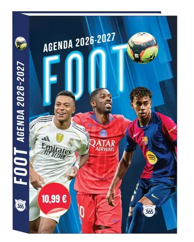 Foot : mon agenda scolaire 2026-2027