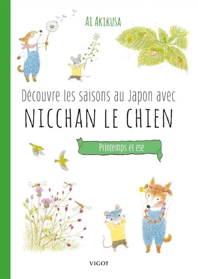 Découvre les saisons au Japon avec Nicchan le chien : printemps et été