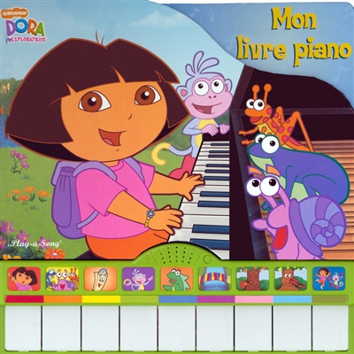 Dora l'exploratrice : mon livre piano