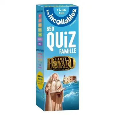Les incollables, Fort Boyard : 650 quiz famille, 7 à 107 ans