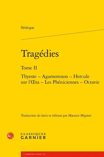 Tragédies. Vol. 2