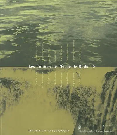 Cahiers de l'Ecole de Blois (Les), n° 2