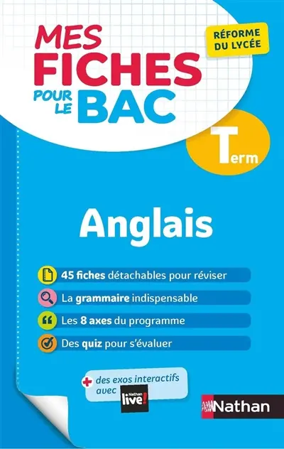 Anglais terminale : réforme du lycée
