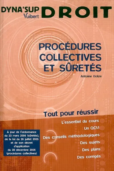 Procédures collectives et sûretés
