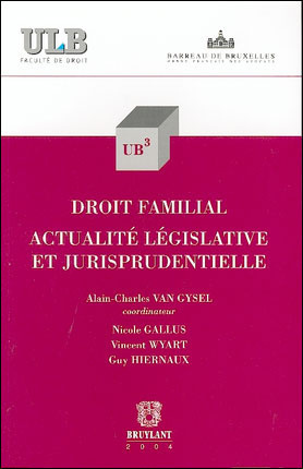 Droit familial : actualité législative et jurisprudentielle