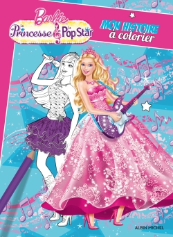 La princesse et la popstar : mon histoire à colorier