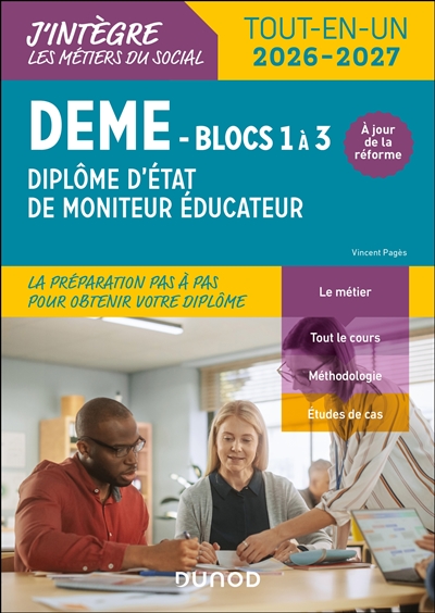 DEME : diplôme d'Etat de moniteur éducateur : tout-en-un 2026-2027