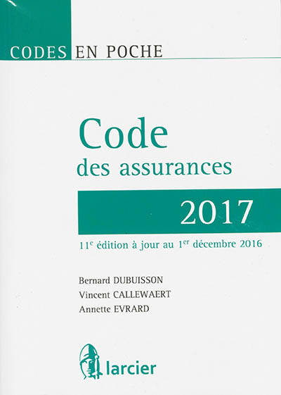 Code des assurances 2017
